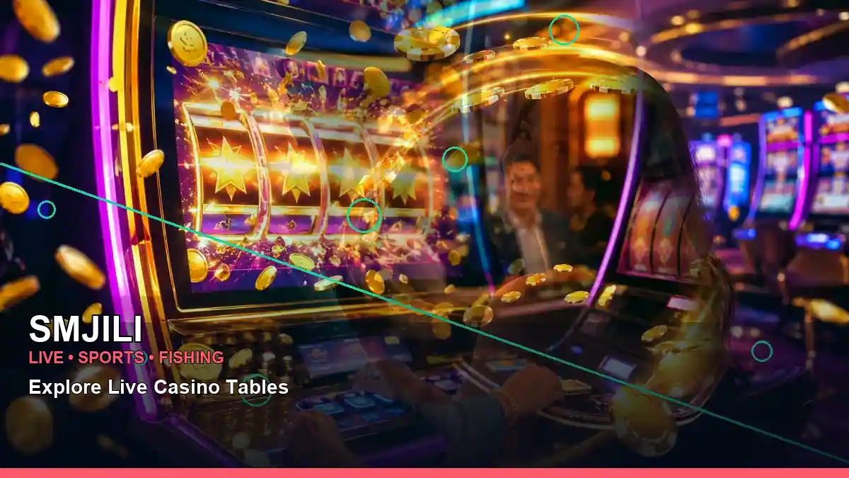 SMJILI high-energy play phone mobile casino games in a layered collage layout for Philippine players