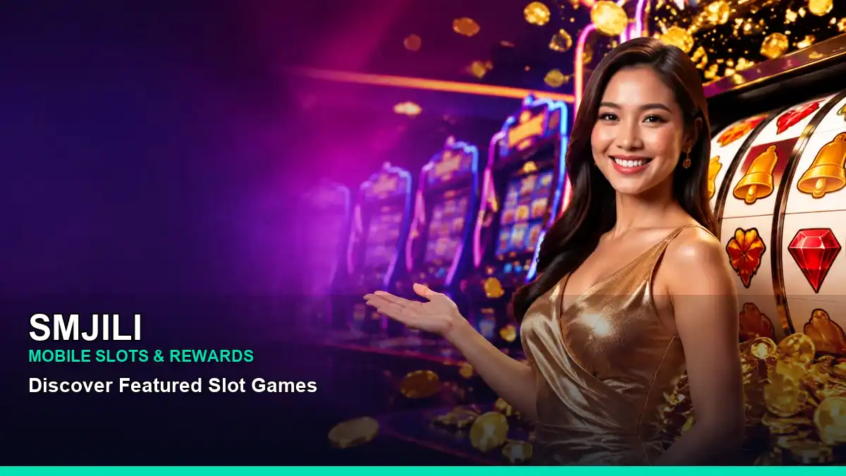 SMJILI celebratory jackpot slot games highlighting mobile-friendly casino play