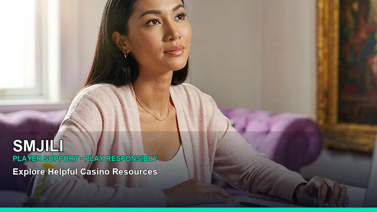 SMJILI hourglass play responsible gaming guide highlighting mobile-friendly casino play
